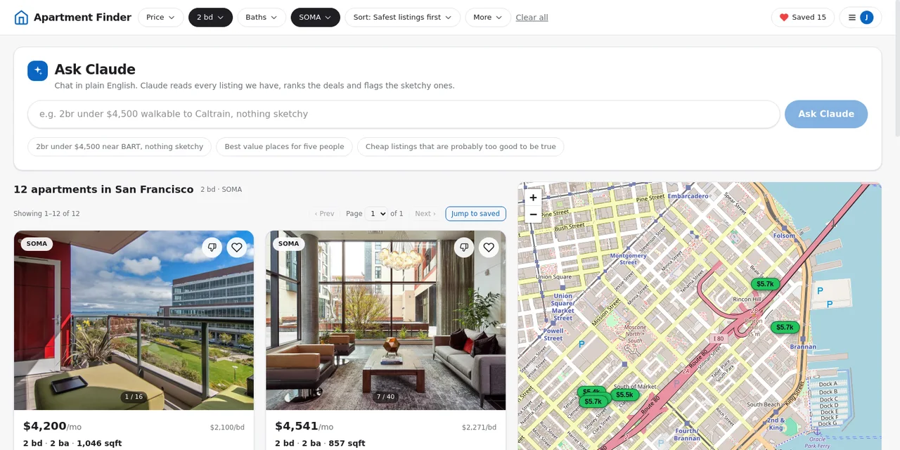 Apartment Finder screenshot
