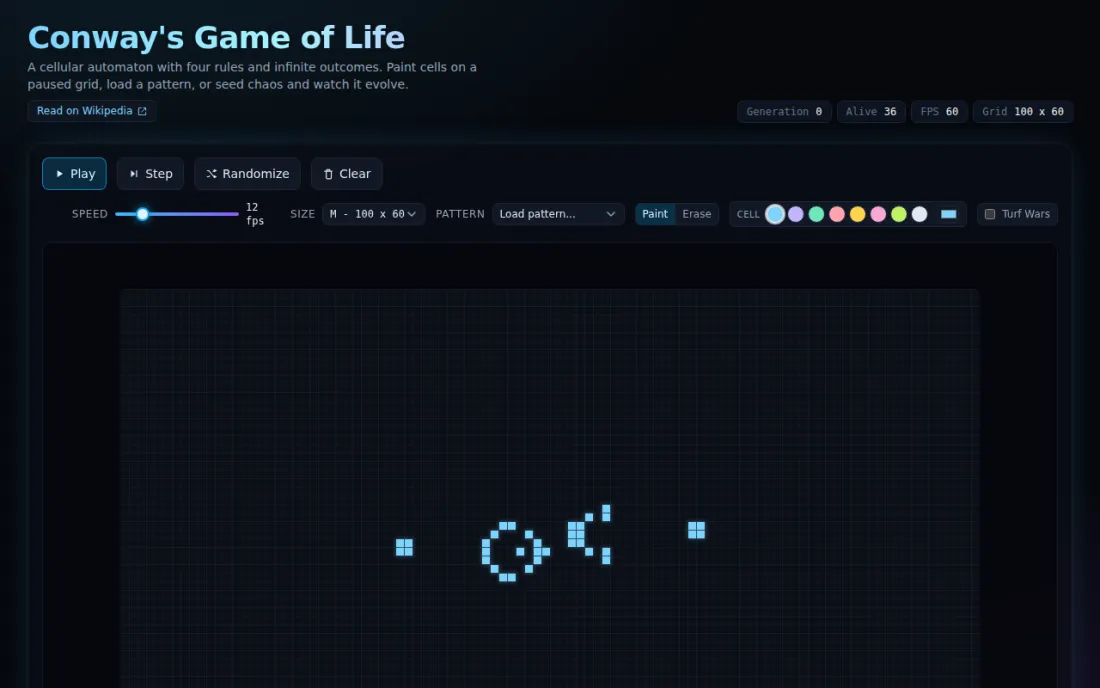 Game of Life screenshot