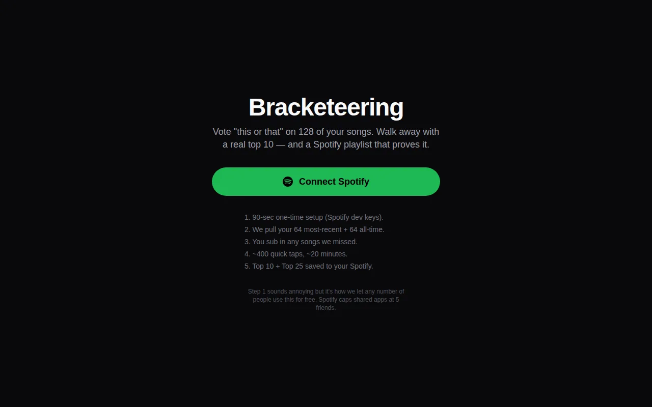 Songrank screenshot